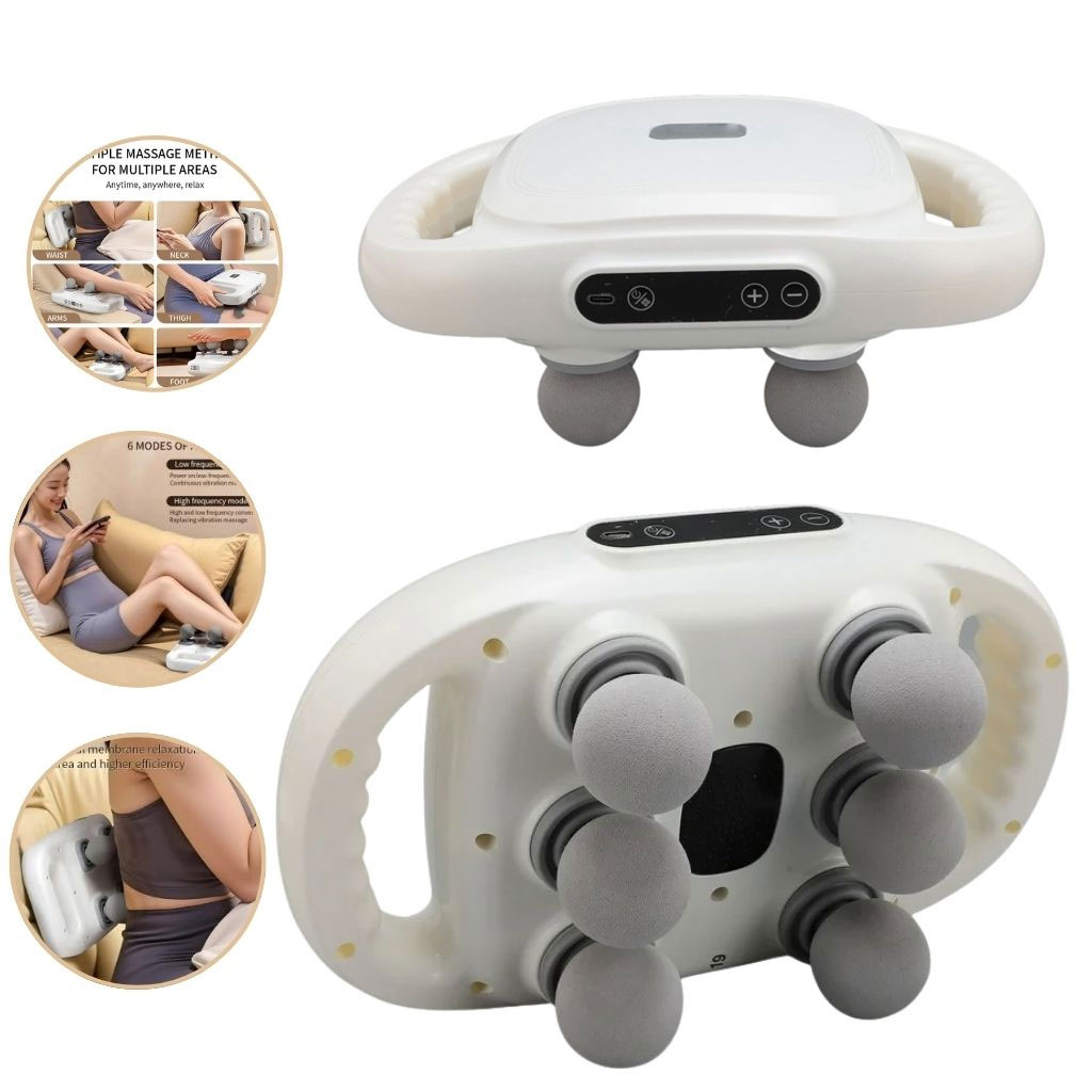 Pistolet de Massage à 6 Têtes pour Tissus Profonds – مسدس تدليك بـ6 رؤوس للأنسجة العميقة 1