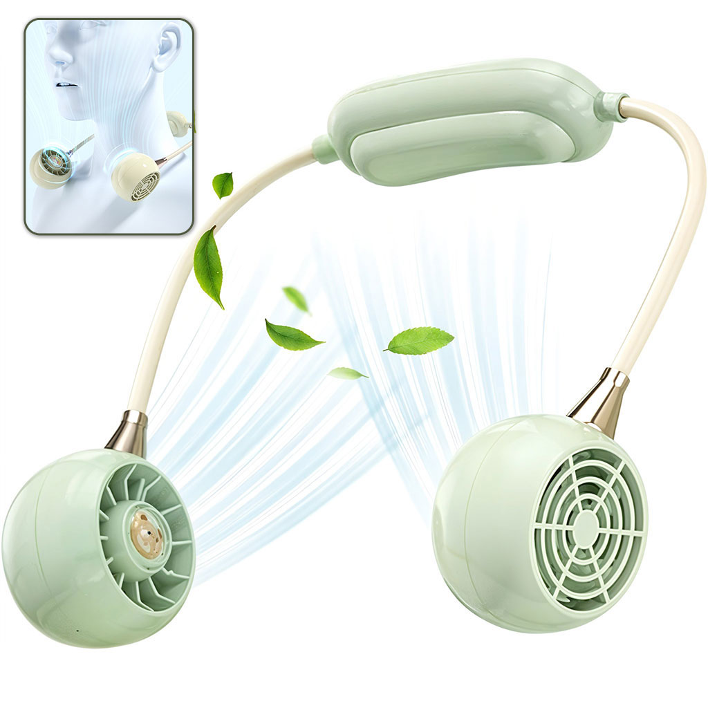 Ventilateur De Cou Rechargeable À 3 Vitesses DM68A - مروحة عنق 1