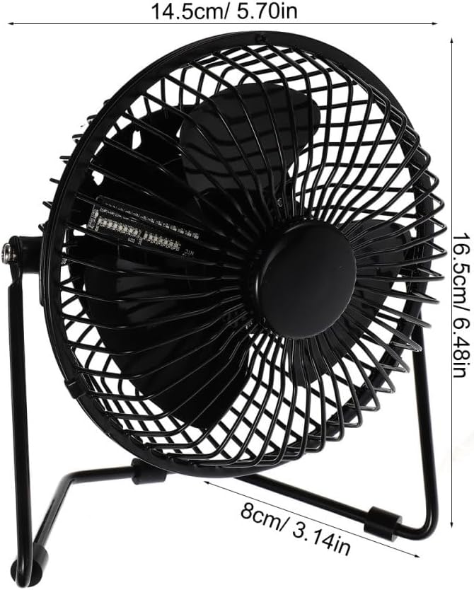 Ventilateur de Bureau LED avec Affichage de l'Heure et de la Température - مروحة المكتب الذكية بعرض الوقت ودرجة الحرارة 3