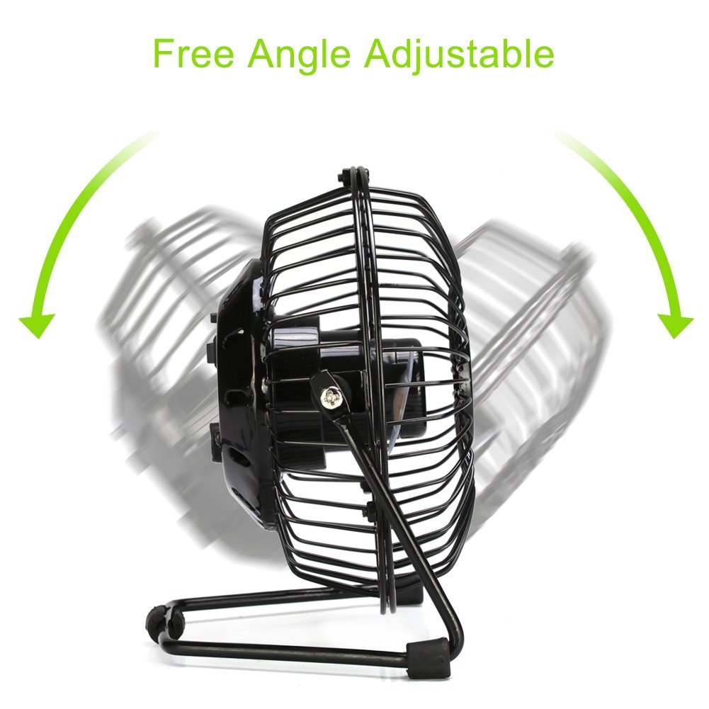 Ventilateur de Bureau LED avec Affichage de l'Heure et de la Température - مروحة المكتب الذكية بعرض الوقت ودرجة الحرارة - 9