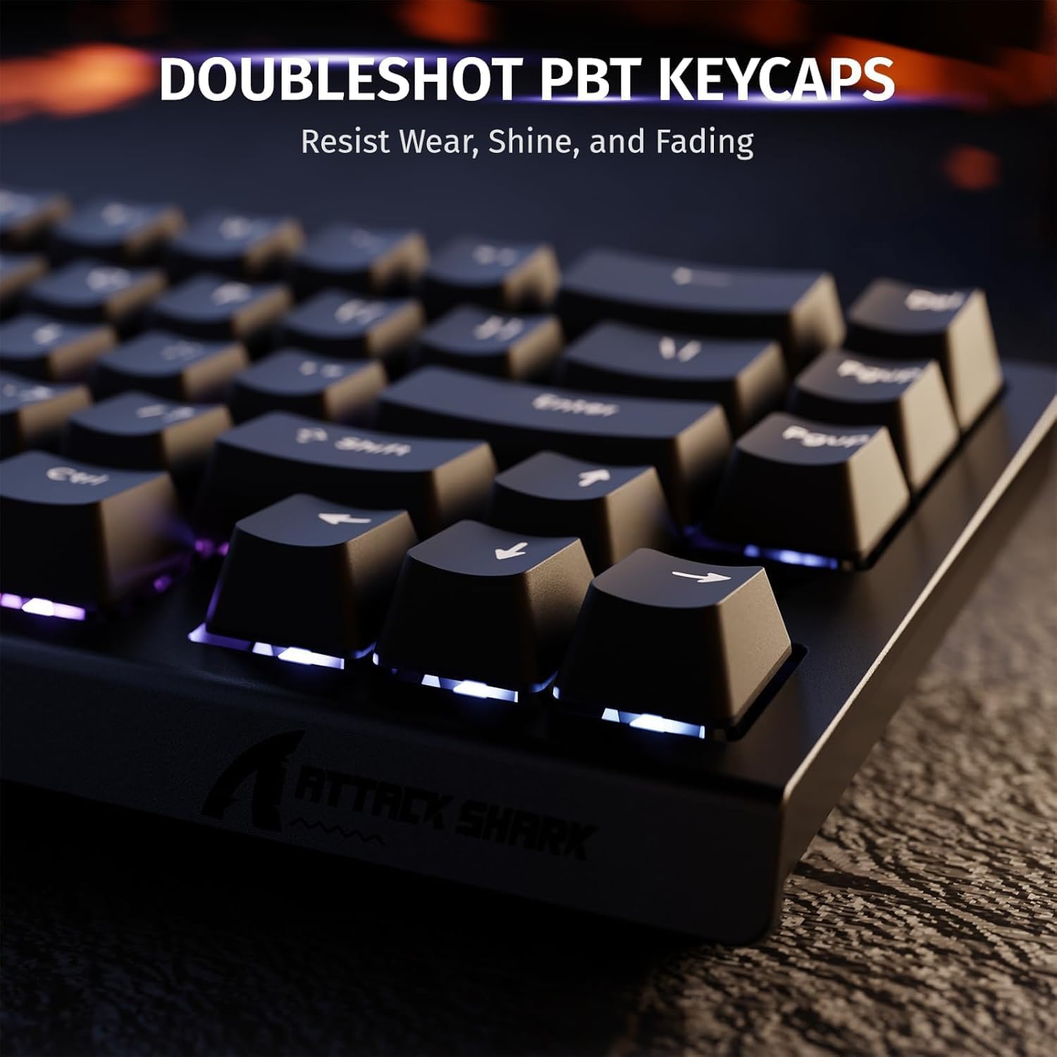 Clavier Gaming Magnétique ATTACK SHARK X68HE 60% avec Rapid Trigger et 8000Hz - لوحة مفاتيح المغناطيسية 3