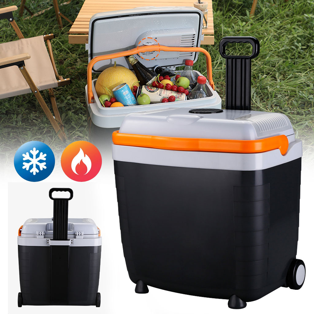 Glacière et Réchauffeur Thermoélectrique Portable 28L avec Roues - ثلاجة وسخان متنقل سعة 28 لتر 2