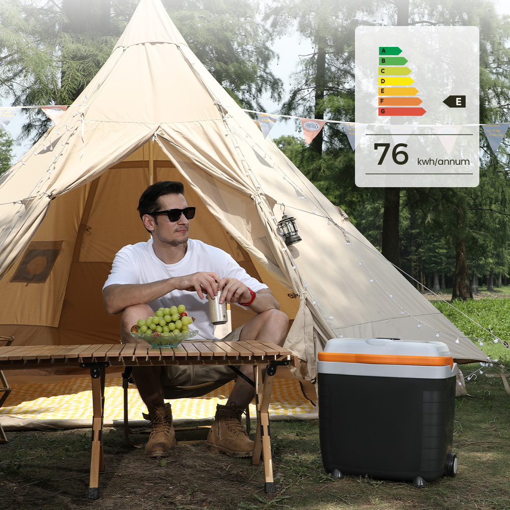 Glacière et Réchauffeur Thermoélectrique Portable 28L avec Roues - ثلاجة وسخان متنقل سعة 28 لتر 5