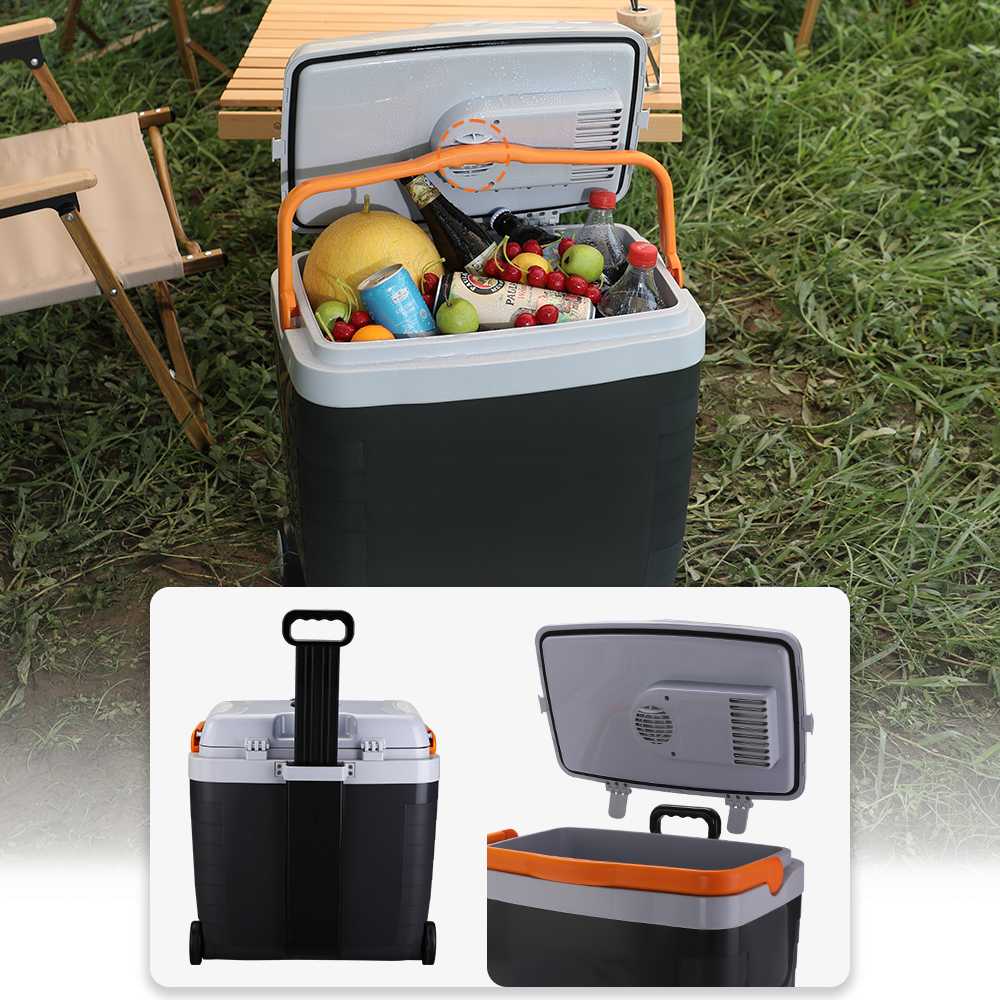 Glacière et Réchauffeur Thermoélectrique Portable 28L avec Roues - ثلاجة وسخان متنقل سعة 28 لتر 9