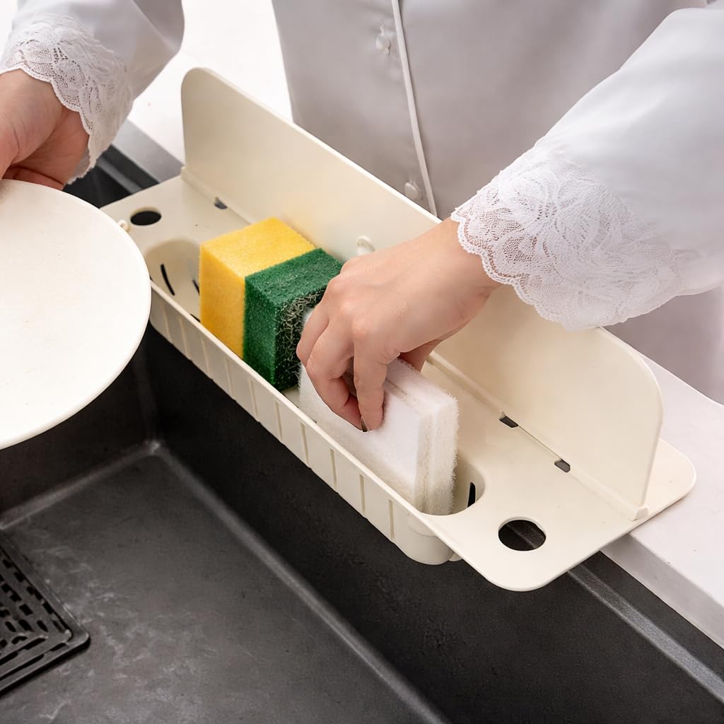 Protection Anti-Éclaboussures d’Évier de Cuisine avec 5 Ventouses - واقي رذاذ الماء للمغاسل بالشفاطات - 7