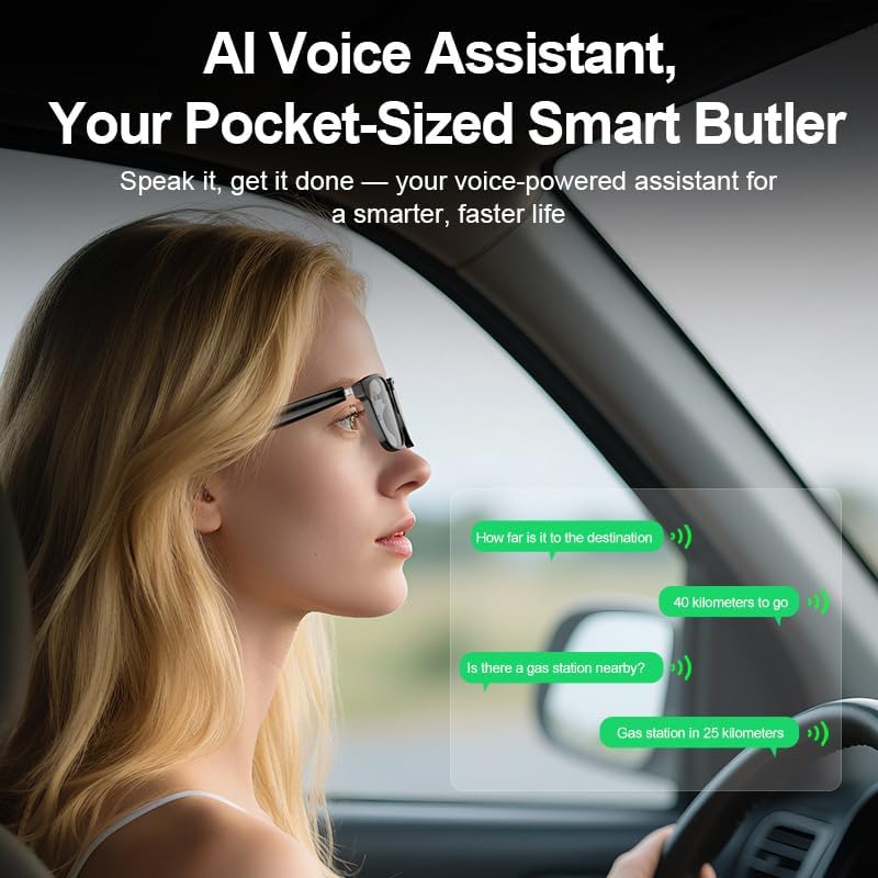 Lunettes Connectées GS03 de Traduction IA et Audio Open-Ear Bluetooth 5.4 - نظارات المترجم الذكية بالذكاء الاصطناعي - 4