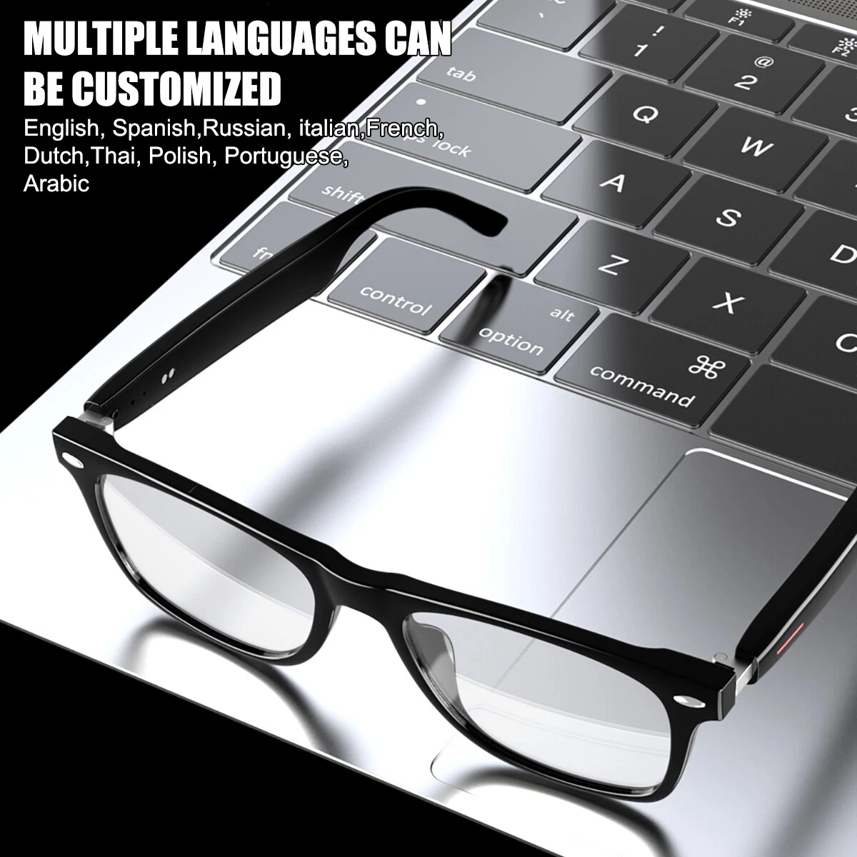 Lunettes Connectées GS03 de Traduction IA et Audio Open-Ear Bluetooth 5.4 - نظارات المترجم الذكية بالذكاء الاصطناعي - 21