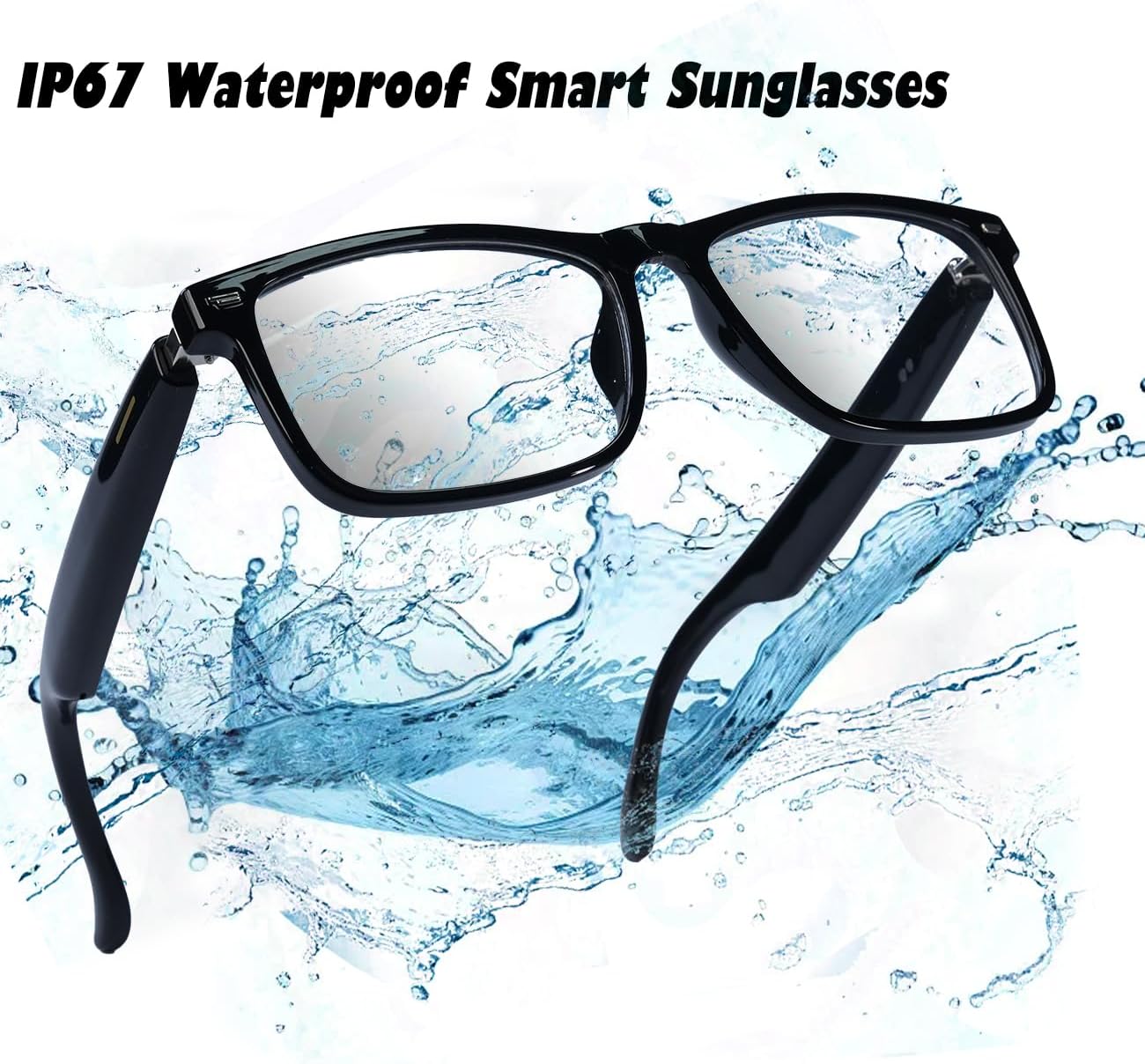 Lunettes Connectées GS03 de Traduction IA et Audio Open-Ear Bluetooth 5.4 - نظارات المترجم الذكية بالذكاء الاصطناعي 13