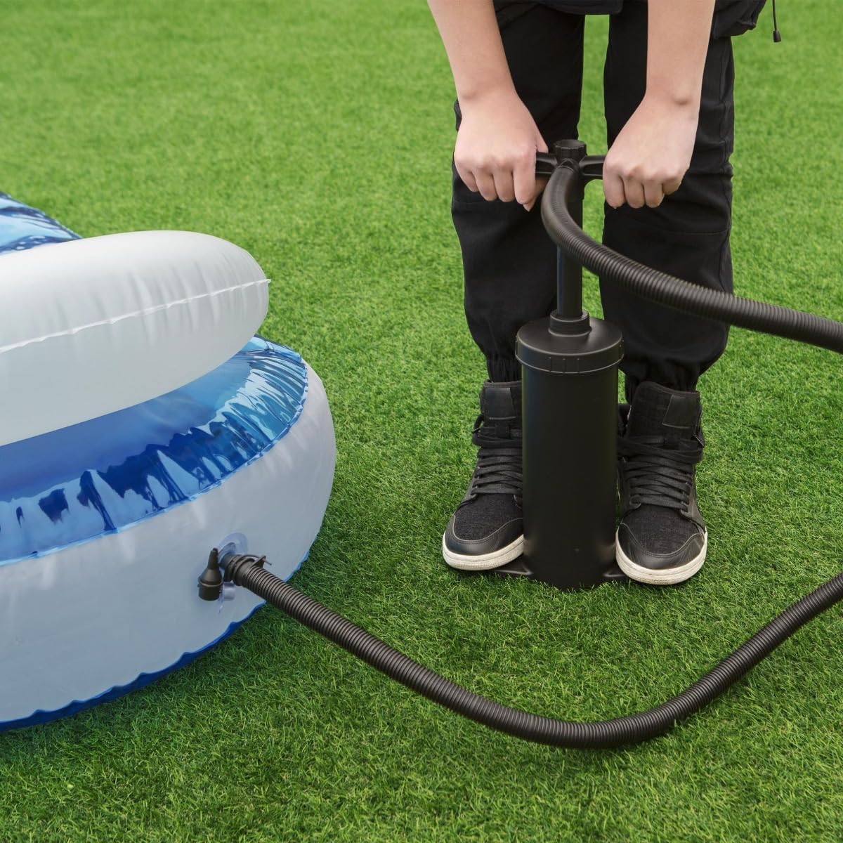 Matelas de Piscine Gonflable Bestway Transat avec Chambre à Eau Rafraîchissante - سرير المسبح والشاطئ الهوائي الفاخر مع حجرة تبريد مائية 9