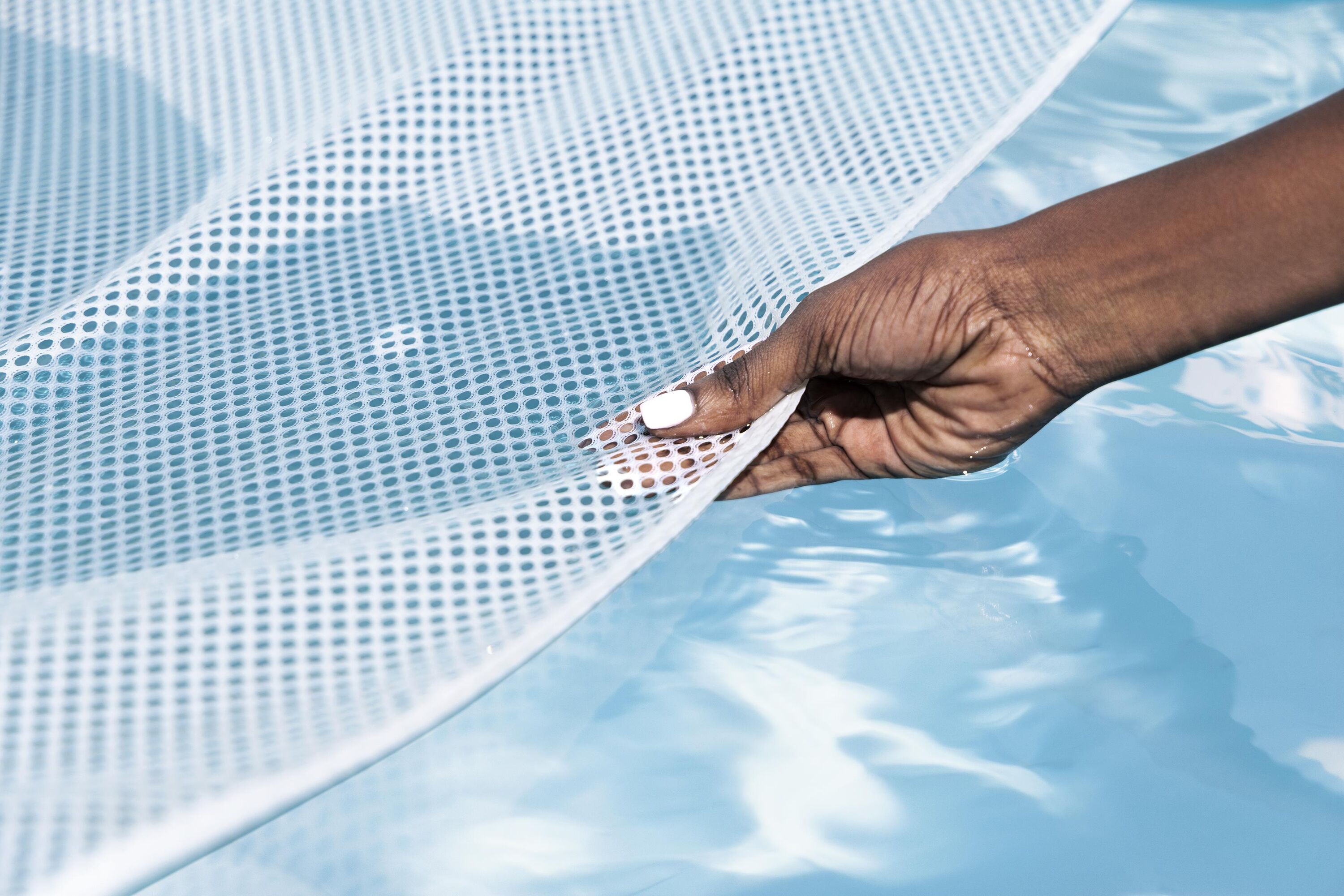 Hamac de Piscine Gonflable Multifonction 4-en-1 avec Siège en Maille - عوامة مسبح هوائية 4 في 1 بنسيج شبكي - 9