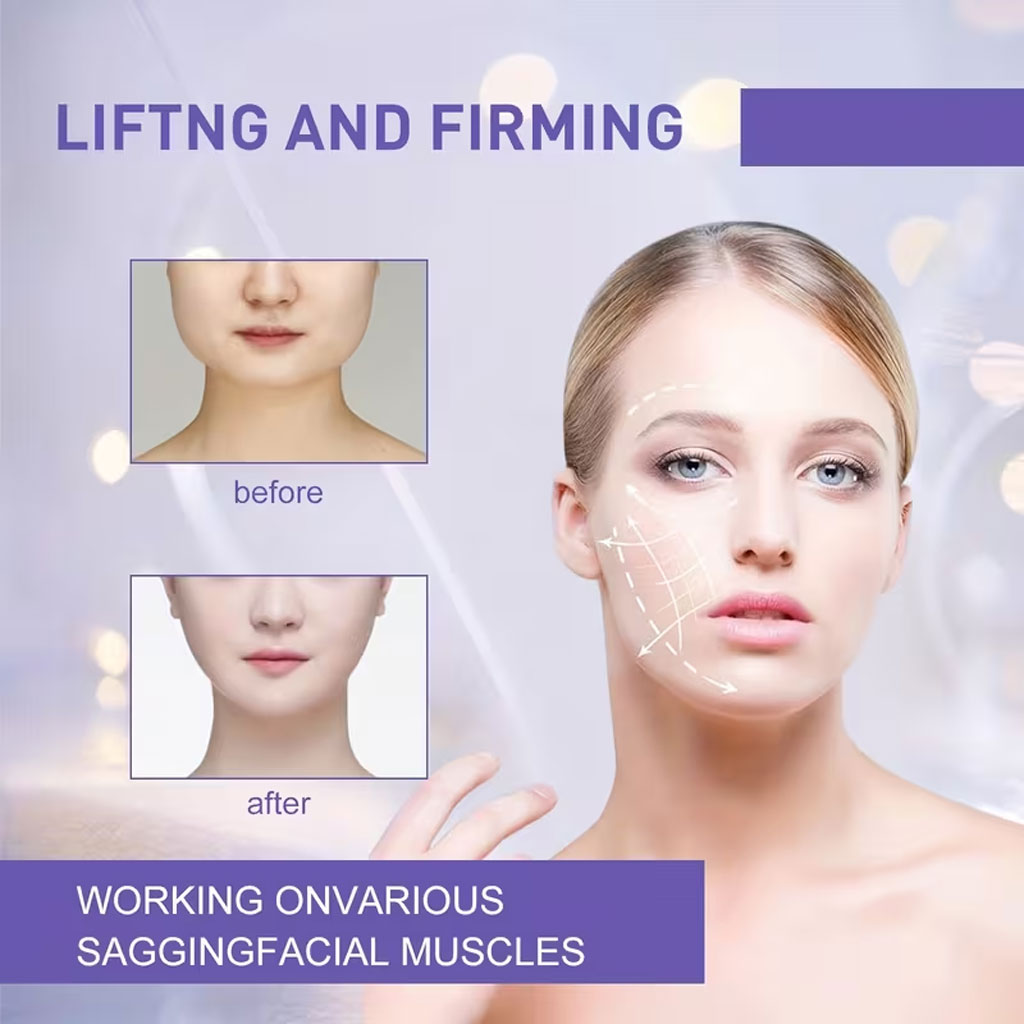 Bandes de Lifting Facial Invisibles pour un Visage en V Impéccable - أشرطة شد وإخفاء عيوب الوجه والرقبة الفورية - 12