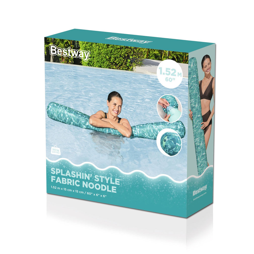 Nouille de Piscine Gonflable avec Housse en Tissu Lavable Bestway 43734 - عوامة مسبح هوائية مغطاة بالقماش - 5