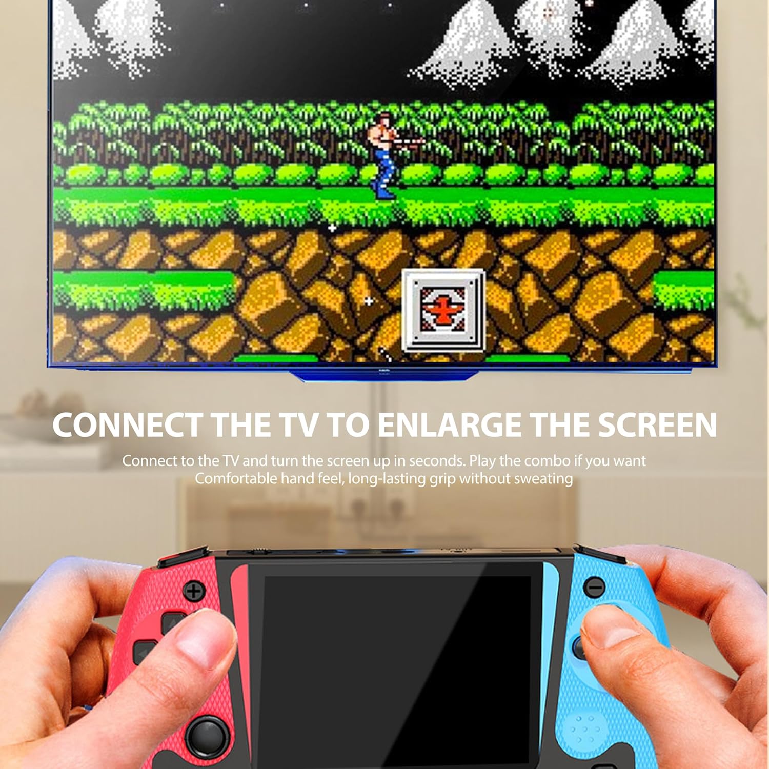 Console de Jeux Rétro Portable avec 500+ Jeux Classiques et Manette Supplémentaire - جهاز الألعاب المحمول ريترو بـ 500 لعبة كلاسيكية مع ذراع تحكم إضافي - 3