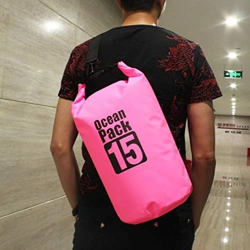 Sac Étanche Ocean Pack Dry Bag 15L Haute Résistance avec Double Bretelles - حقيبة مقاومة للماء بالكامل بسعة 15 لتر - 3