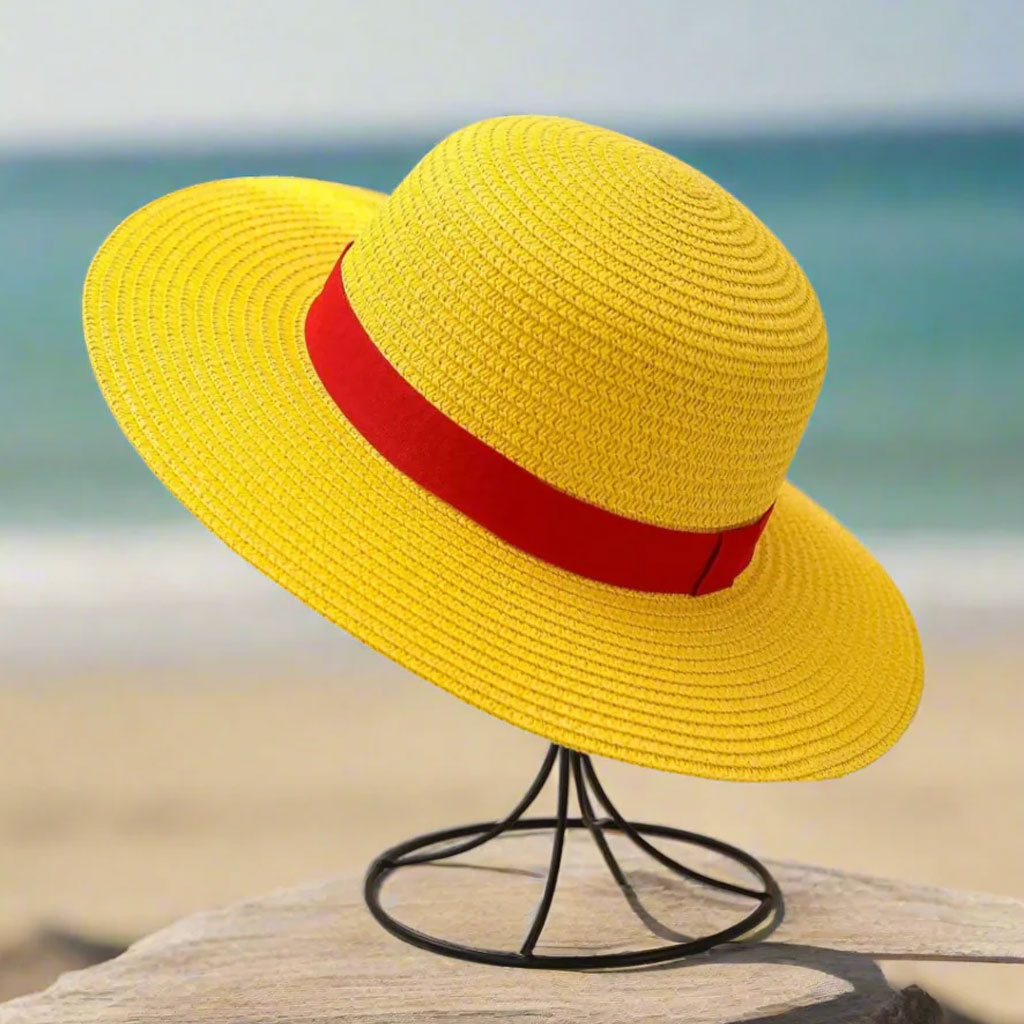 Chapeau de Paille Iconique de Luffy - Cosplay Anime One Piece - قبعة قش لوفي الأسطورية الشهيرة لعشاق أنمي ون بيس - 2
