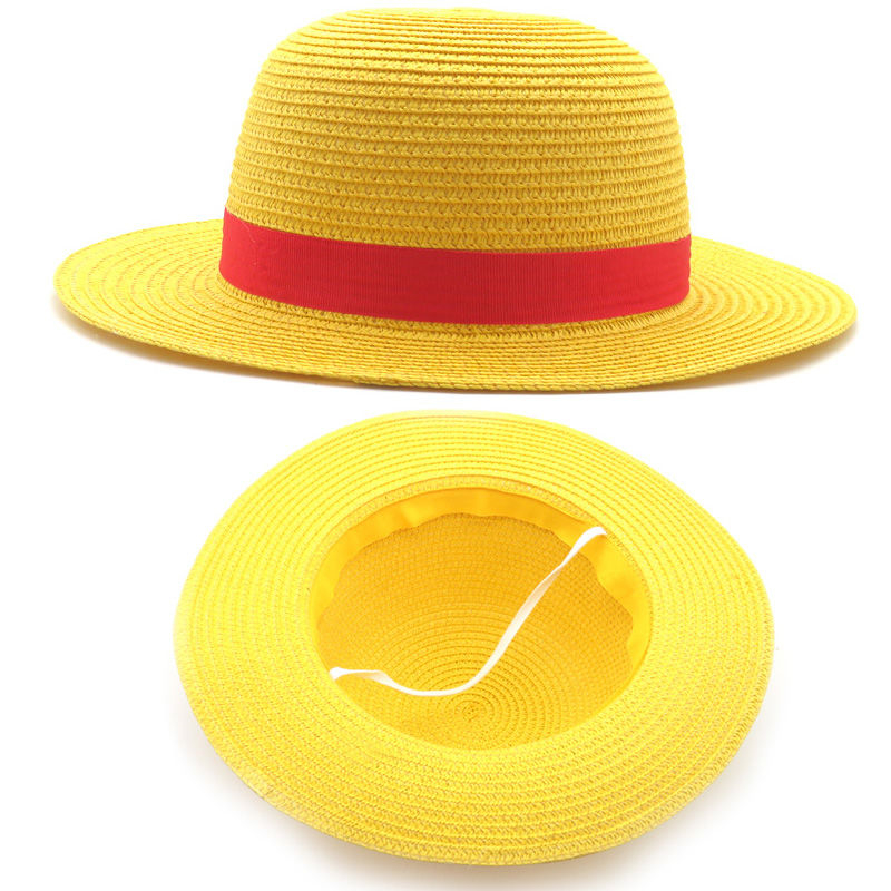 Chapeau de Paille Iconique de Luffy - Cosplay Anime One Piece - قبعة قش لوفي الأسطورية الشهيرة لعشاق أنمي ون بيس - 1