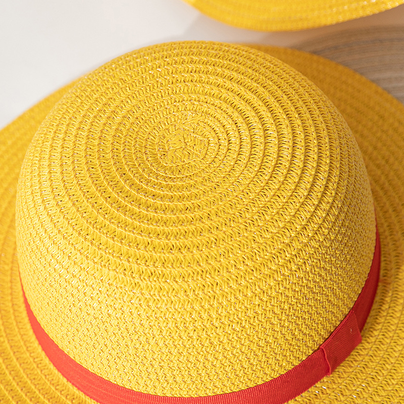 Chapeau de Paille Iconique de Luffy - Cosplay Anime One Piece - قبعة قش لوفي الأسطورية الشهيرة لعشاق أنمي ون بيس 5