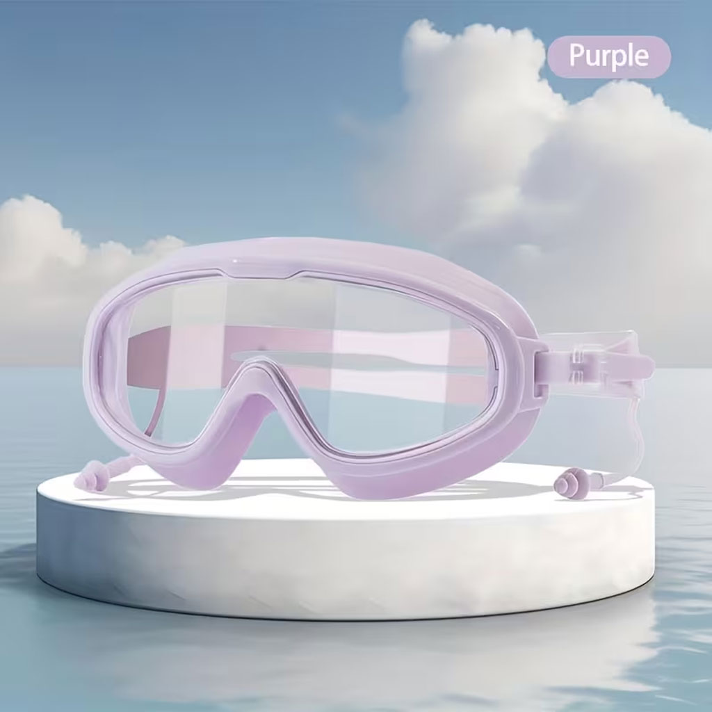 Lunettes de Natation Anti-Buée et Protection UV400 - نظارات سباحة احترافية مضادة للضباب والأشعة فوق البنفسجية برؤية 180درجة - 6