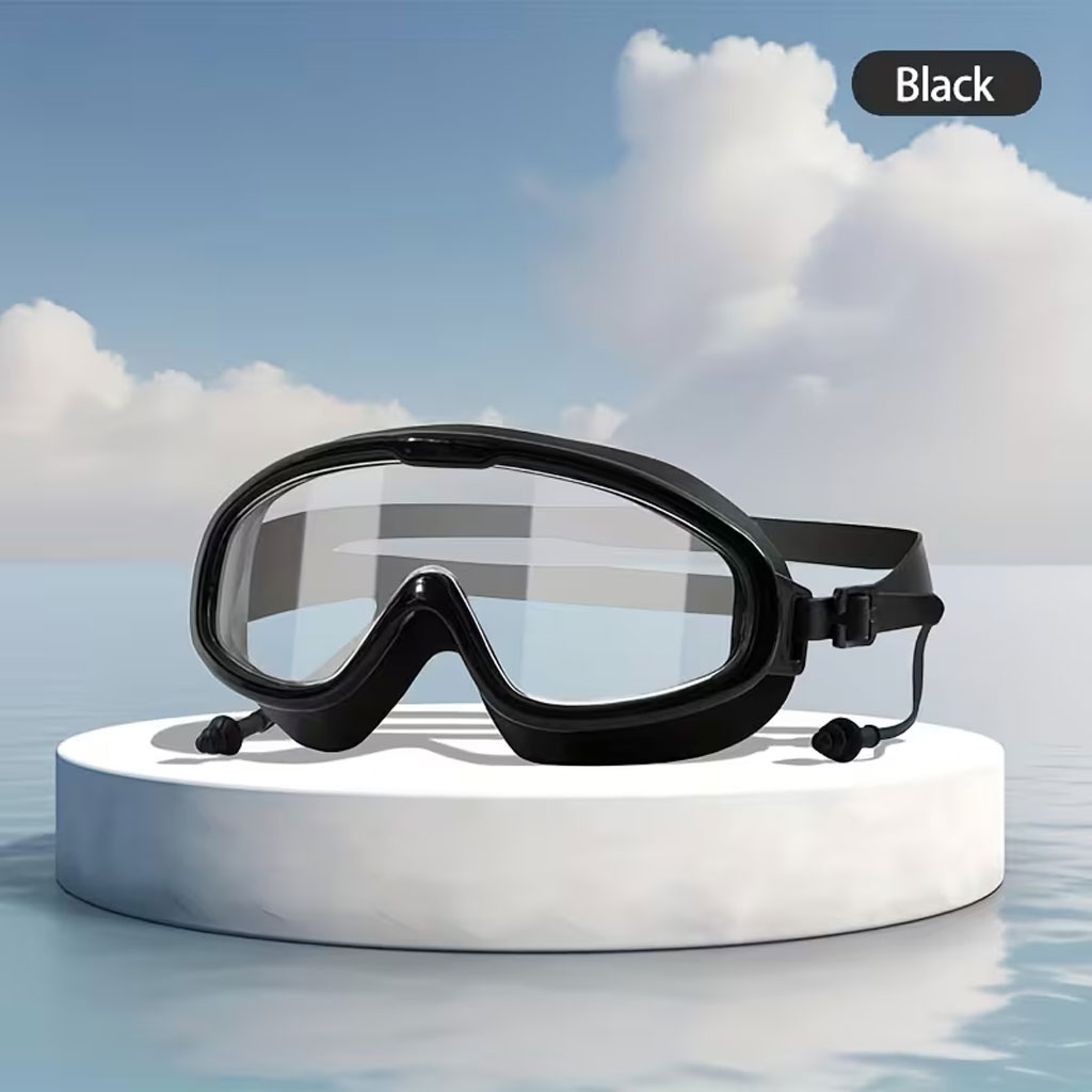 Lunettes de Natation Anti-Buée et Protection UV400 - نظارات سباحة احترافية مضادة للضباب والأشعة فوق البنفسجية برؤية 180درجة - 9