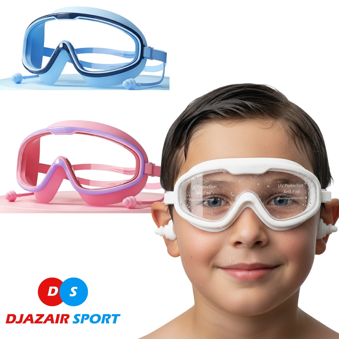 Lunettes de Natation Anti-Buée et Protection UV400 - نظارات سباحة احترافية مضادة للضباب والأشعة فوق البنفسجية برؤية 180درجة - 2