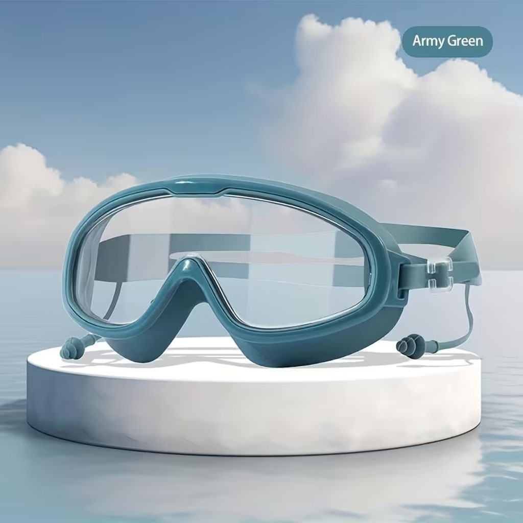 Lunettes de Natation Anti-Buée et Protection UV400 - نظارات سباحة احترافية مضادة للضباب والأشعة فوق البنفسجية برؤية 180درجة - 5