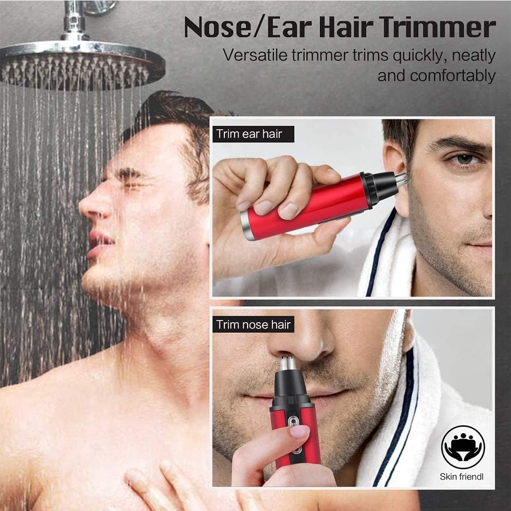 Tondeuse Nez et Oreilles Rechargeable USB avec Lames Rotatives à 360° - ماكينة حلاقة وتشذيب شعر الأنف والأذن القابلة للشحن - 6