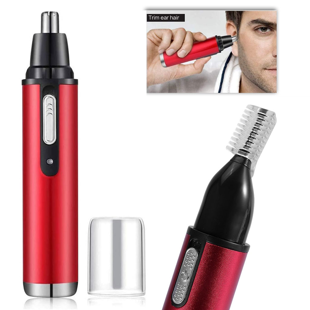Tondeuse Nez et Oreilles Rechargeable USB avec Lames Rotatives à 360° - ماكينة حلاقة وتشذيب شعر الأنف والأذن القابلة للشحن 1