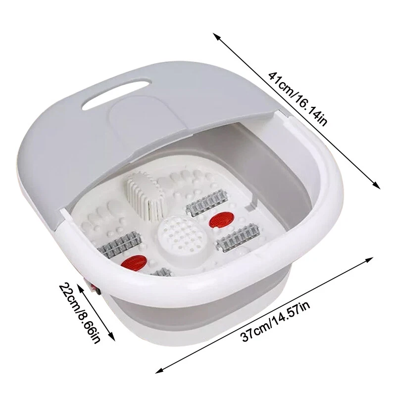 Masseur pour Pieds Pliable Hydromassant et Chauffant avec Rouleaux Shiatsu - جهاز مساج وتدليك القدمين المطور القابل للطي مع خاصية التسخين والفقاعات - 14