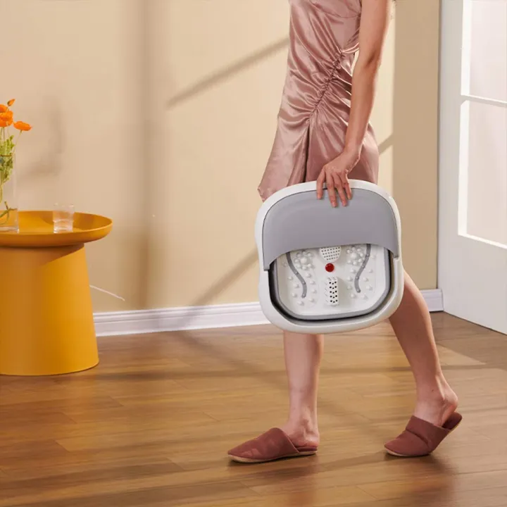 Masseur pour Pieds Pliable Hydromassant et Chauffant avec Rouleaux Shiatsu - جهاز مساج وتدليك القدمين المطور القابل للطي مع خاصية التسخين والفقاعات 7