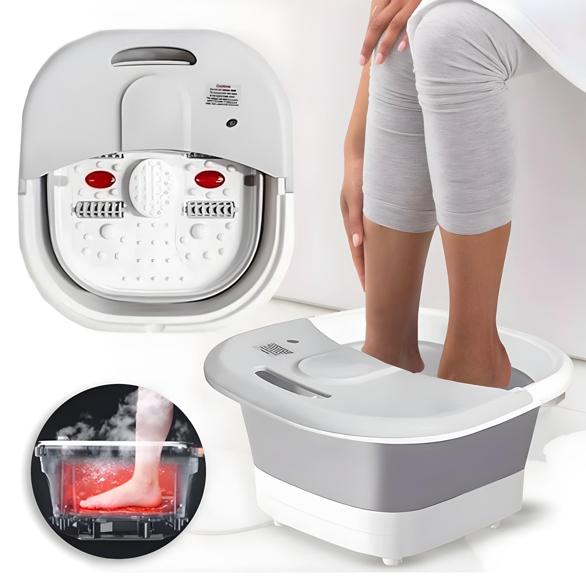 Masseur pour Pieds Pliable Hydromassant et Chauffant avec Rouleaux Shiatsu - جهاز مساج وتدليك القدمين المطور القابل للطي مع خاصية التسخين والفقاعات 2