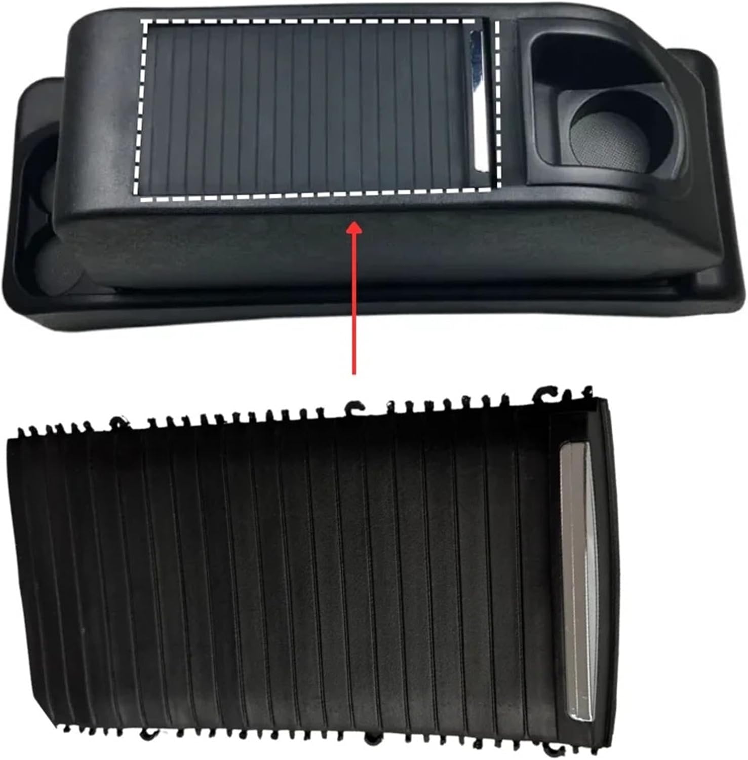 Cache Coulissant de Console Centrale pour Voiture - غطاء ستارة الكونسول الوسطي المنزلق للسيارات - 1