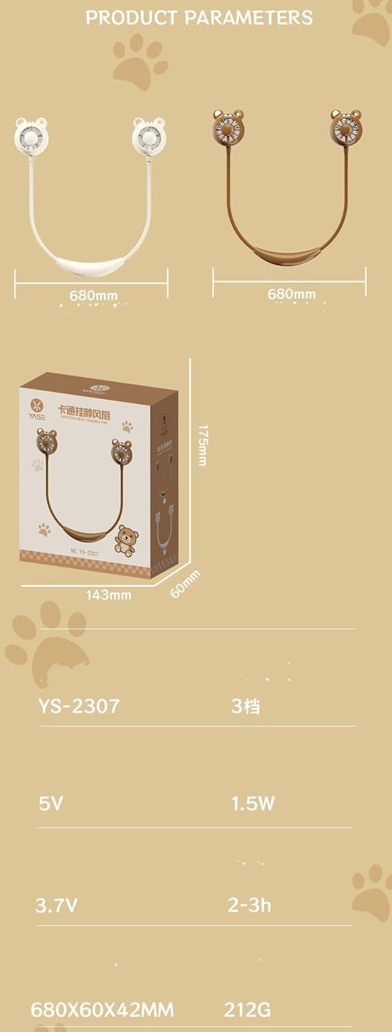 Mini Ventilateur de Bureau Orientable USB - Compact et Ultra-Silencieux - مروحة العنق المصغرة والمرنة للتبريد الصامت 3