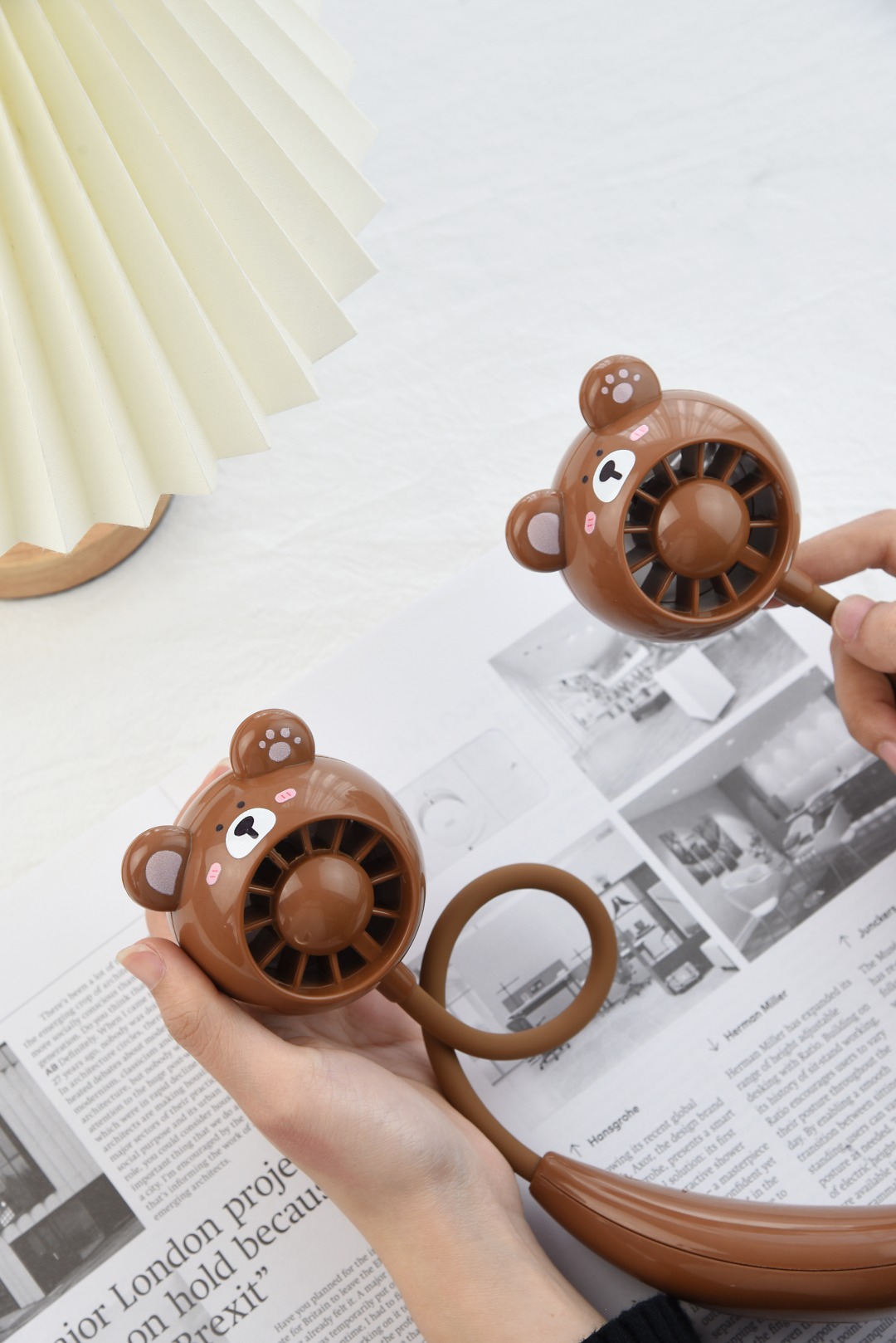 Mini Ventilateur de Bureau Orientable USB - Compact et Ultra-Silencieux - مروحة العنق المصغرة والمرنة للتبريد الصامت 14