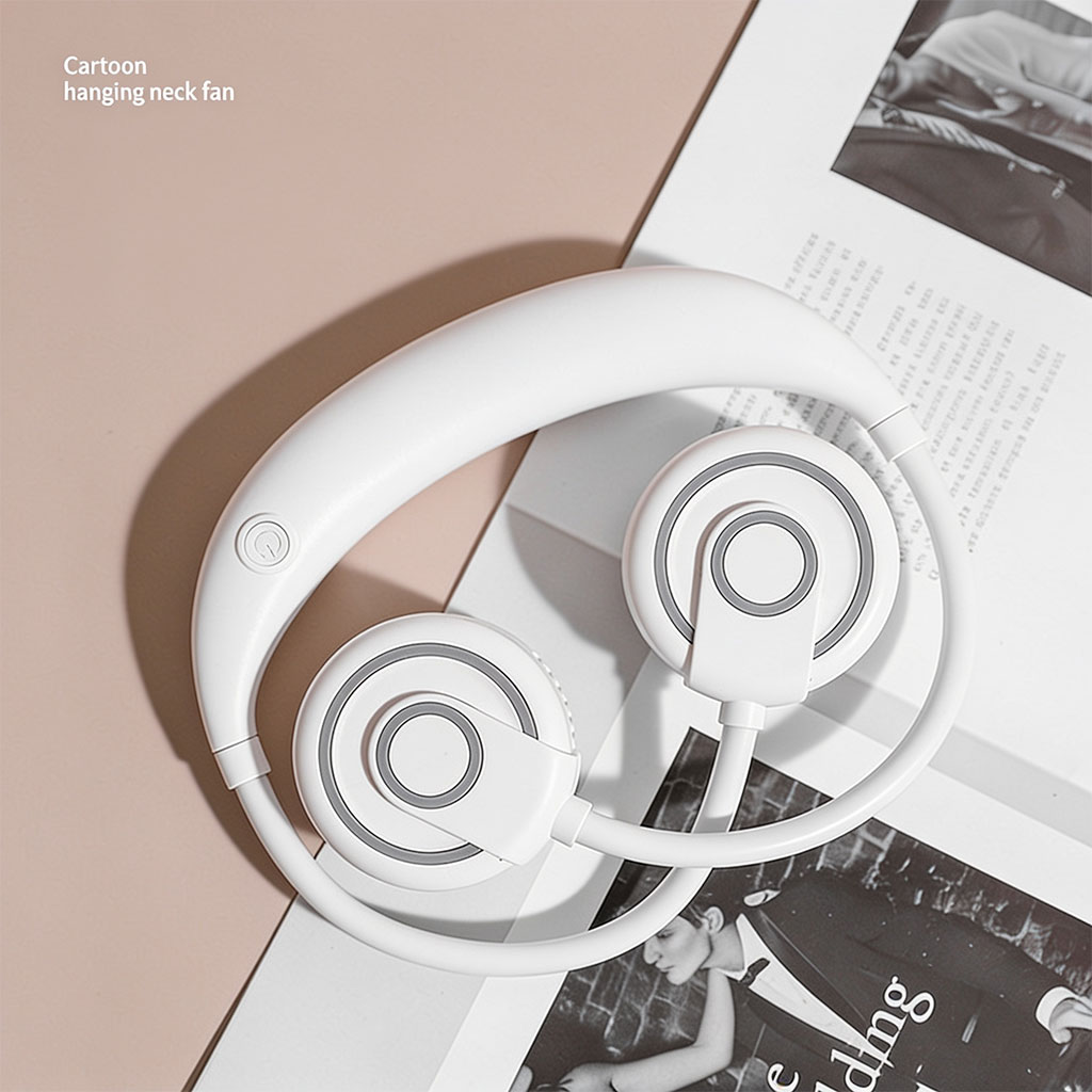 Ventilateur de Cou Portable Rechargeable USB NO.TJ-32A - مروحة العنق المحمولة 3
