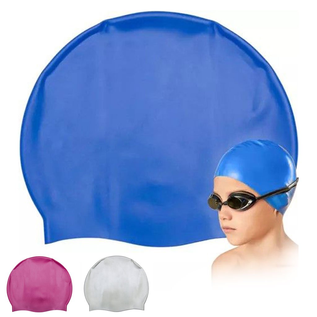 Bonnet de Natation en Silicone - Sans Latex, Confort Maximal pour Adultes - بونيه وقبعة السباحة السيليكونية 1