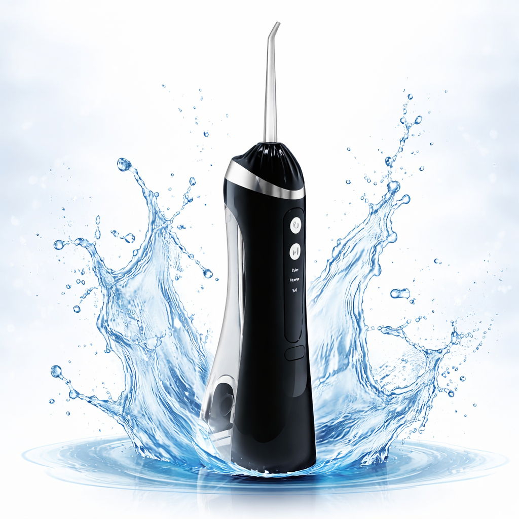 Hydropulseur Dentaire Sans Fil Jet Dentaire Portable à 3 Modes et 4 Buses - جهاز تنظيف الأسنان واللثة المائي 12