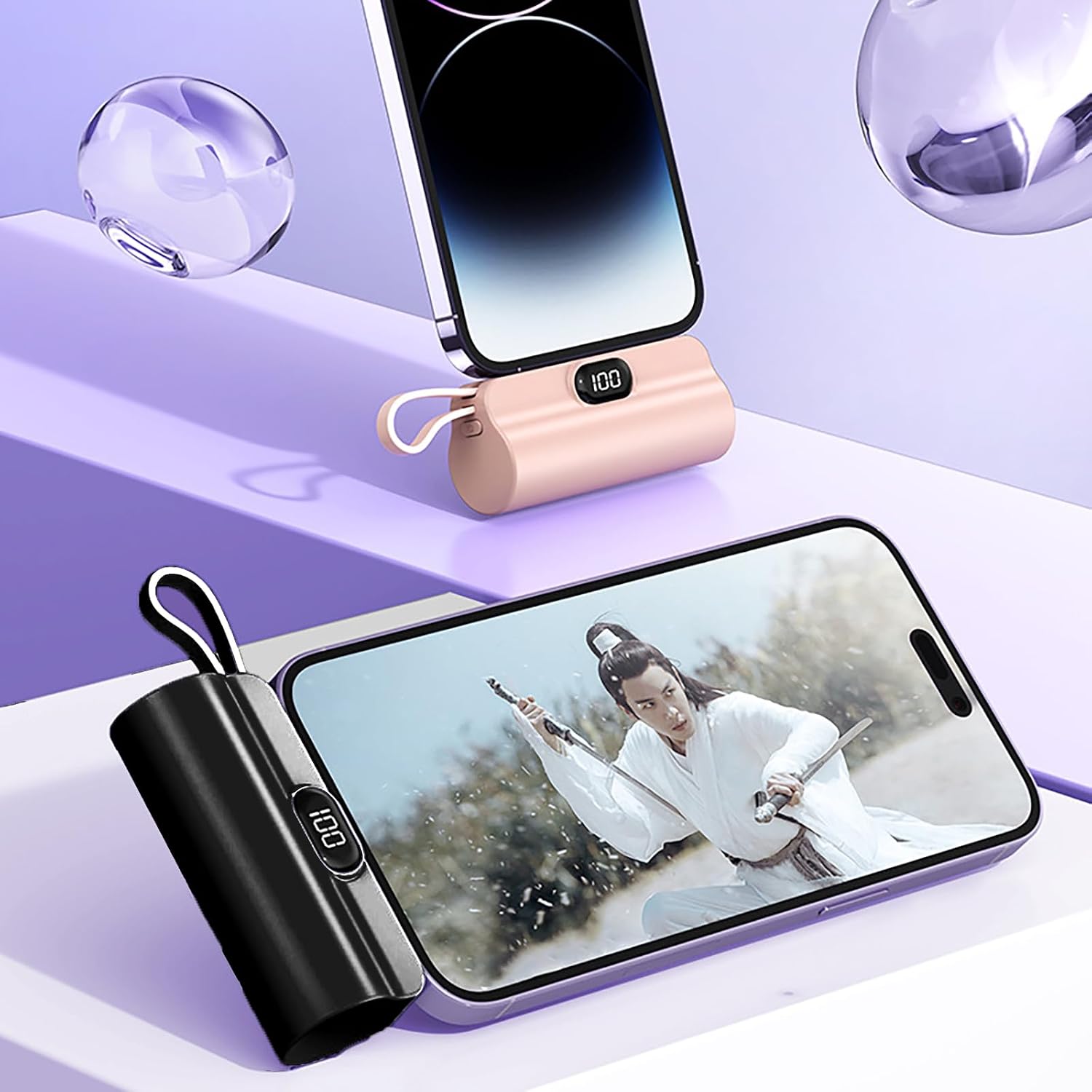 Mini Power Bank Portable Anker 10W 5000mAh avec Connecteur Direct - باور بانك مصغر ومحمول - 4