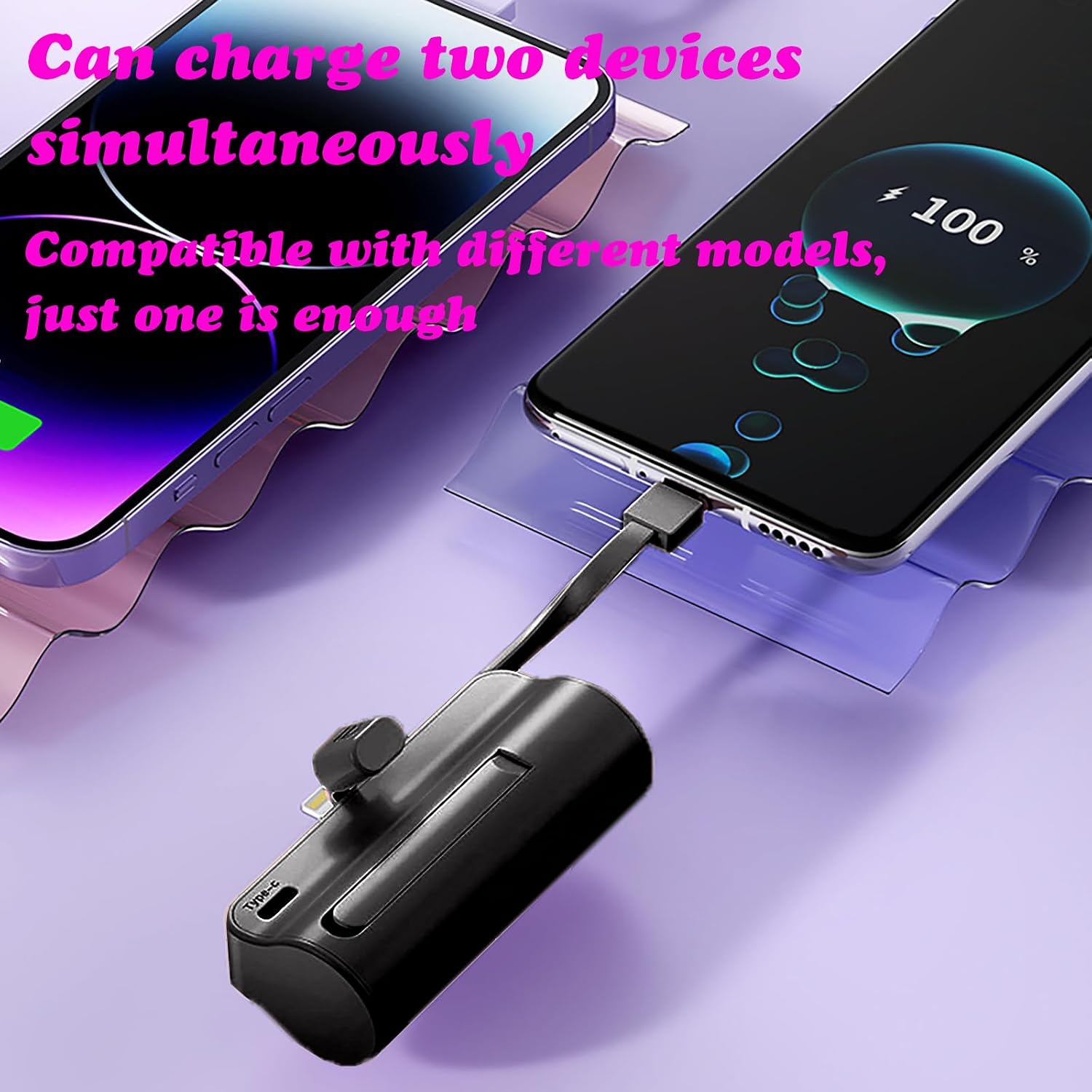 Mini Power Bank Portable Anker 10W 5000mAh avec Connecteur Direct - باور بانك مصغر ومحمول 7