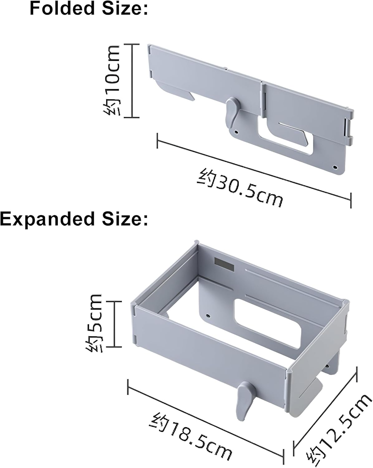 Support de Sac Poubelle Mural et Pliable Fixation Autocollante sans Perçage - حامل وموزع أكياس القمامة الجداري 10