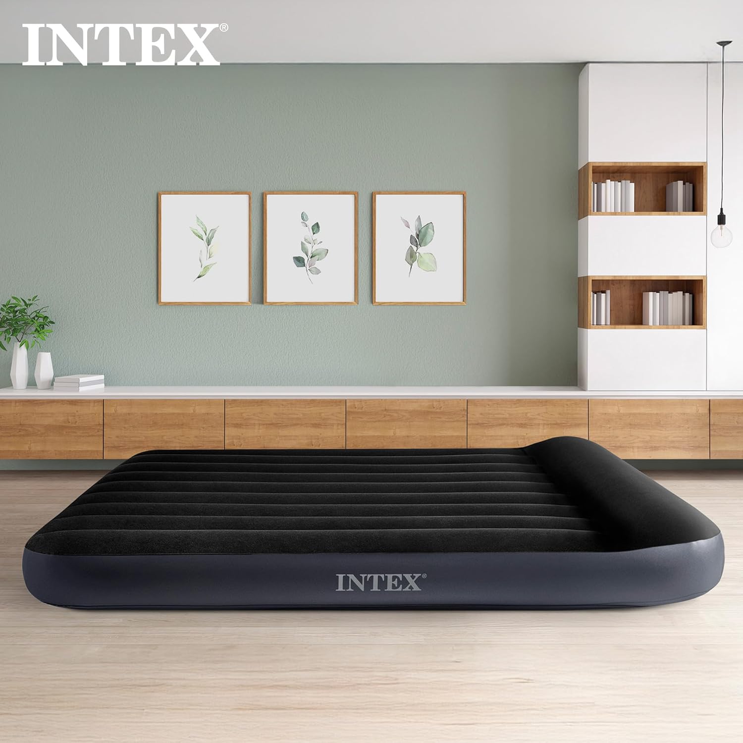 Matelas Gonflable 2 Places XXL avec Pompe Électrique USB INTEX 66129CC 203x183cm - فرشة الهواء المنفوخ لشخصين مع مضخة ذكية 5