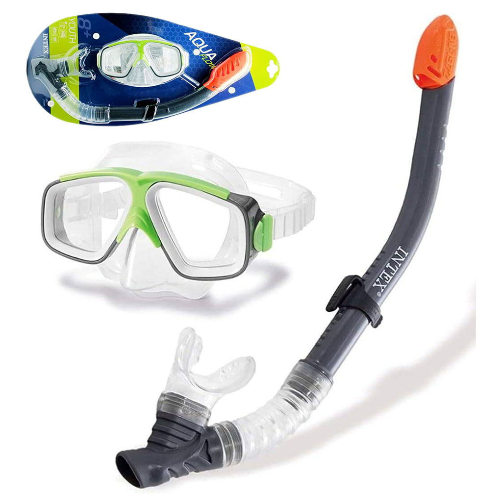 Kit de Plongée Junior (Masque et Tuba) - Lentille Anti-Buée - طقم الغوص والسباحة المرن للأطفال 1