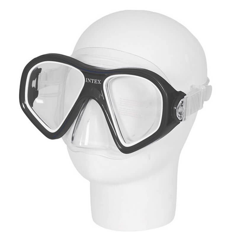 Masque de Plongée Intex Reef Rider 55977 Lentille Polycarbonate et Sangle Réglable - قناع الغوص والسباحة الاحترافي - 2