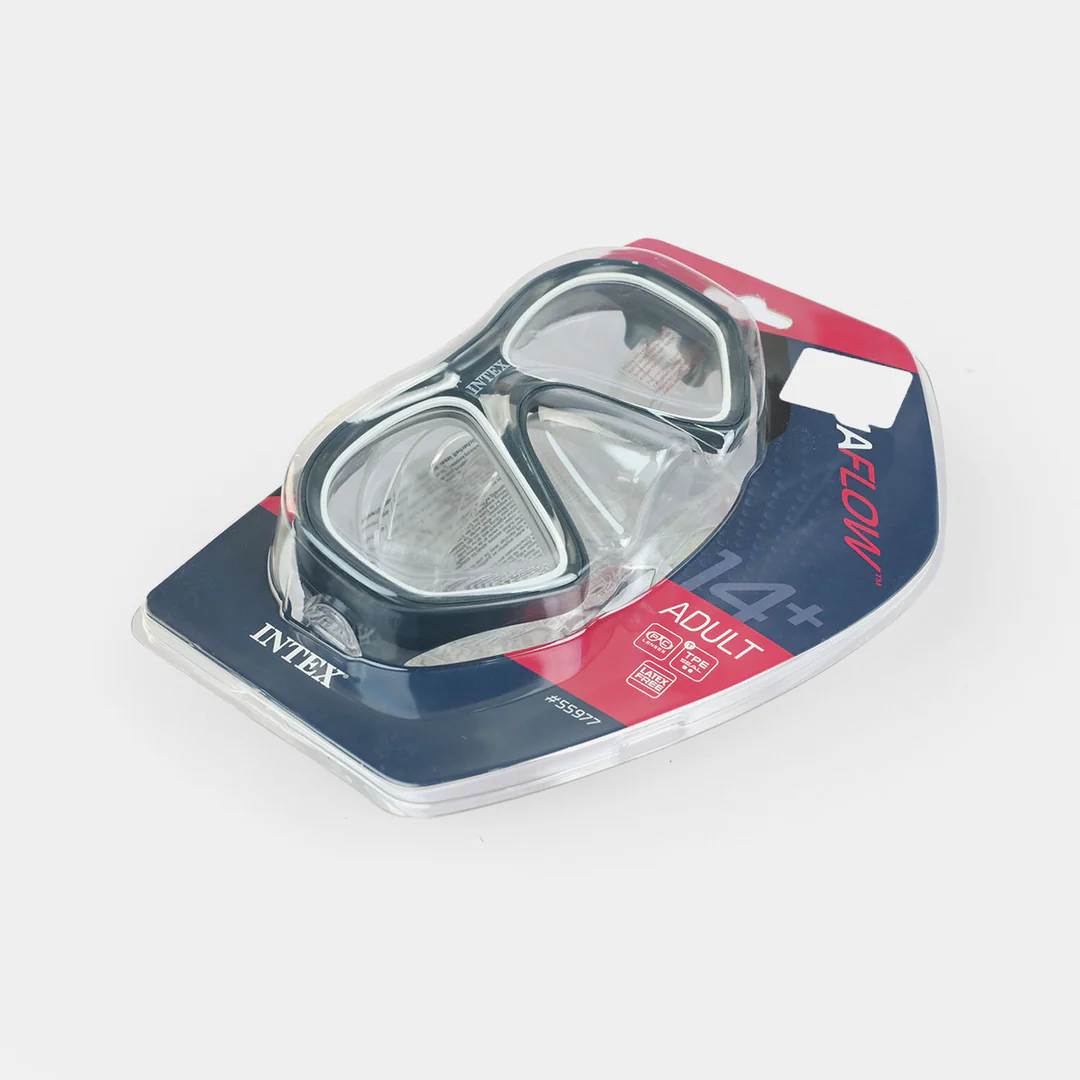 Masque de Plongée Intex Reef Rider 55977 Lentille Polycarbonate et Sangle Réglable - قناع الغوص والسباحة الاحترافي 5