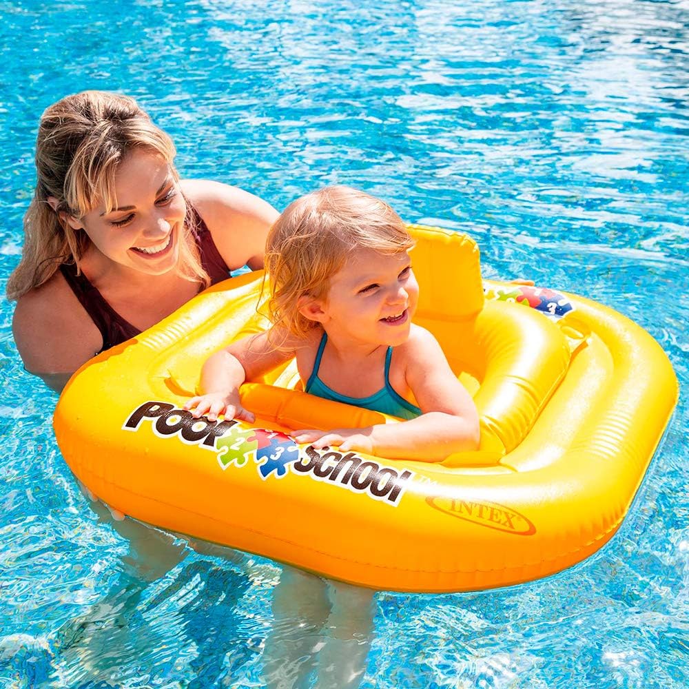 Bouée Culotte Gonflable Intex Pool School pour Bébé 56587EU - عوامة المقعد المربعة المنفوخة للأطفال من إنتكس 1