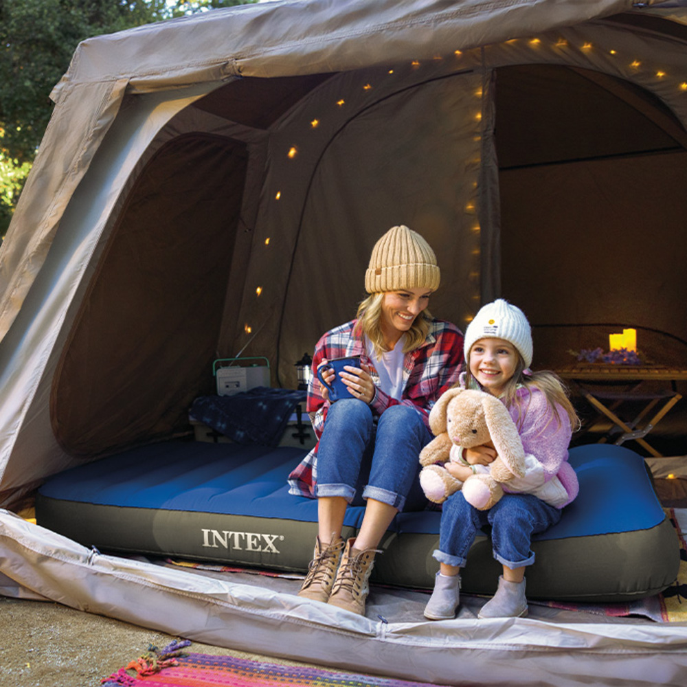  Matelas de Camping Intex TruAire Twin Technologie Fiber-Tech avec Pompe USB150 - فرشة التخييم الهوائية الفاخرة مع مضخة ومسند رأس - 6