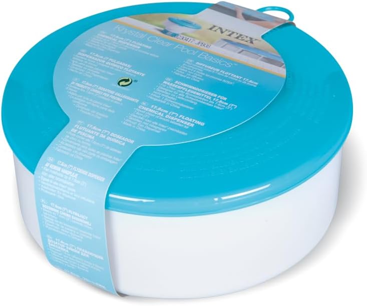 Diffuseur de Chlore Flottant Intex 29041 pour Piscines et Spa - موزع أقراص الكلور العائم للمسابح من إنتكس (7 بوصة) - 1