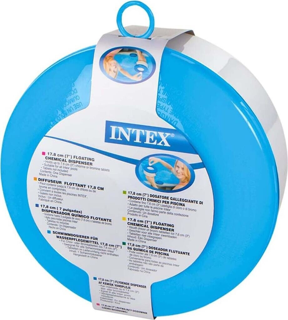 Diffuseur de Chlore Flottant Intex 29041 pour Piscines et Spa - موزع أقراص الكلور العائم للمسابح من إنتكس (7 بوصة) - 4