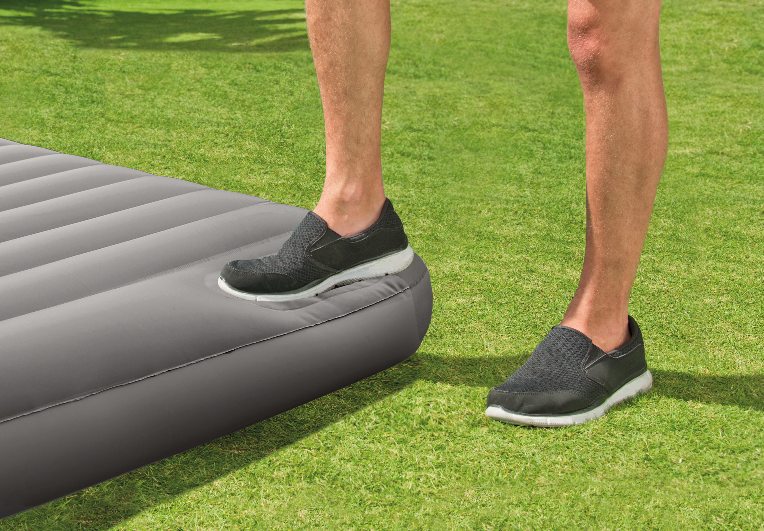 Matelas Gonflable Technologie Fiber-Tech avec Pompe à Pied Intégrée Intex 64761 - فرشة إنتكس الهوائية الكلاسيكية الفردية بمضخة قدم مدمجة - 6