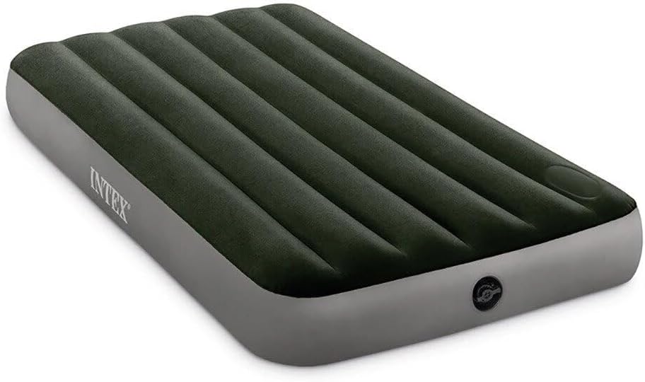 Matelas Gonflable Technologie Fiber-Tech avec Pompe à Pied Intégrée Intex 64761 - فرشة إنتكس الهوائية الكلاسيكية الفردية بمضخة قدم مدمجة 5