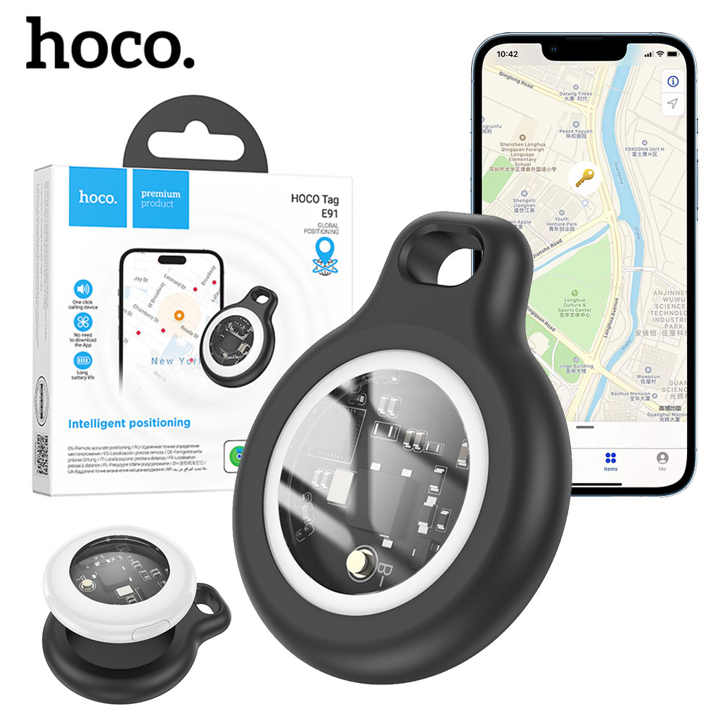 GPS Anti-perte Outil de localisation intelligent E91 HOCO - جهاز تحديد المواقع لهواتف الأيفون 2